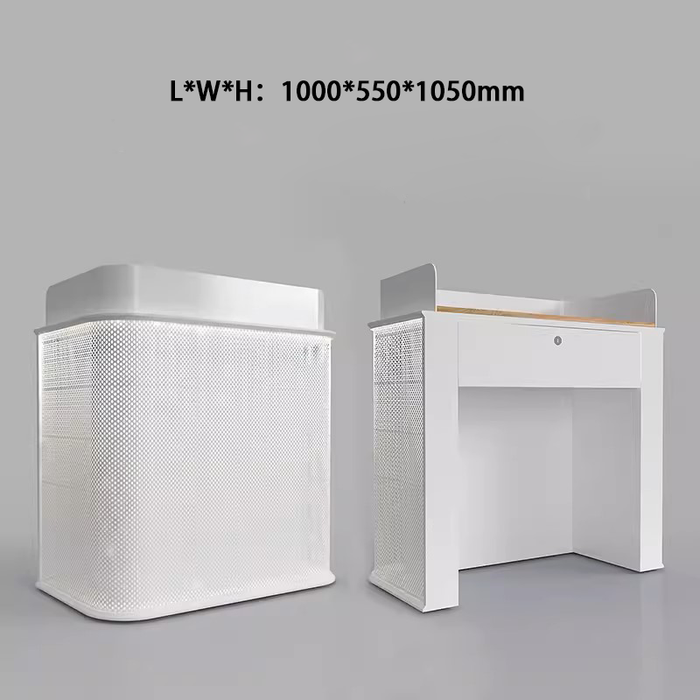 Liora Small Stylish Movable Beauty Reception Desk