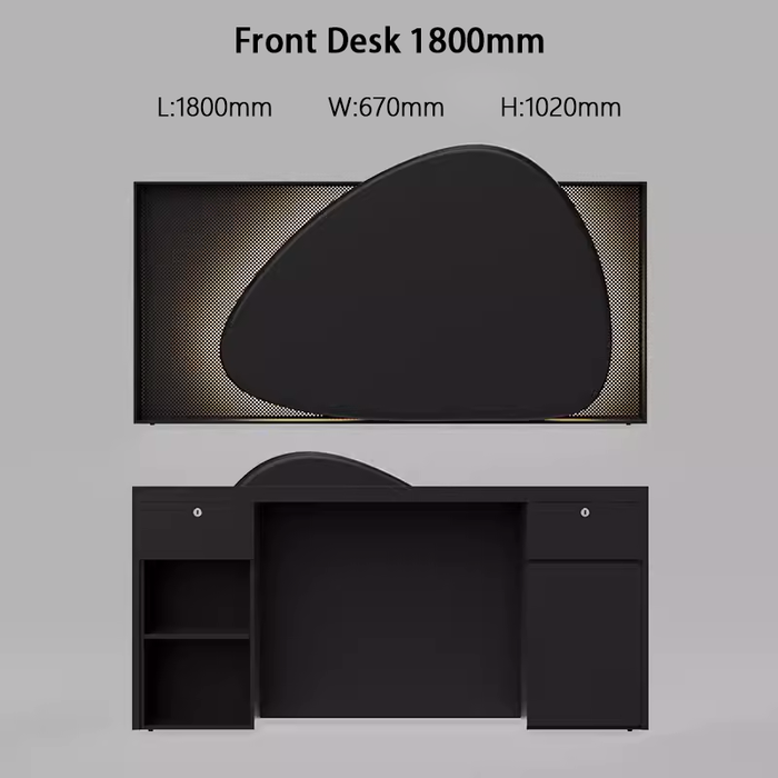 Minus Art Design Reception Desk with LED