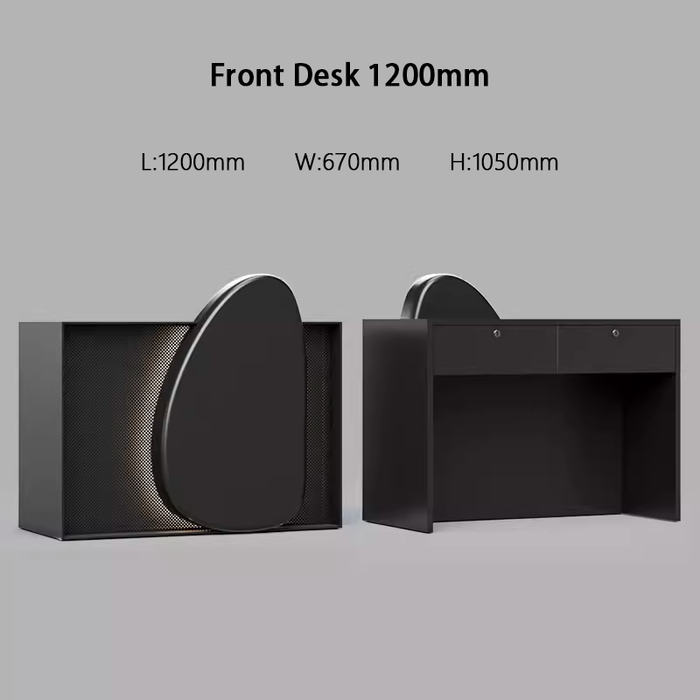 Minus Art Design Reception Desk with LED