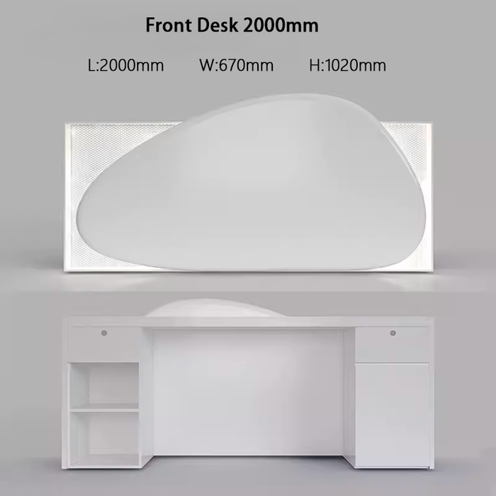 Minus Art Design Reception Desk with LED