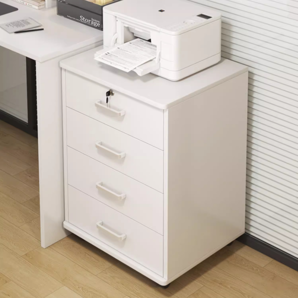 Mobile Under-Desk Lockable Storage Cabinet for Beauty Salon — M2 Retail