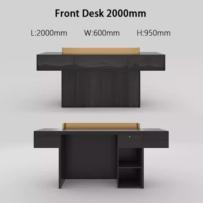 Dirce New Chinese Simple Long Desktop Reception Desk