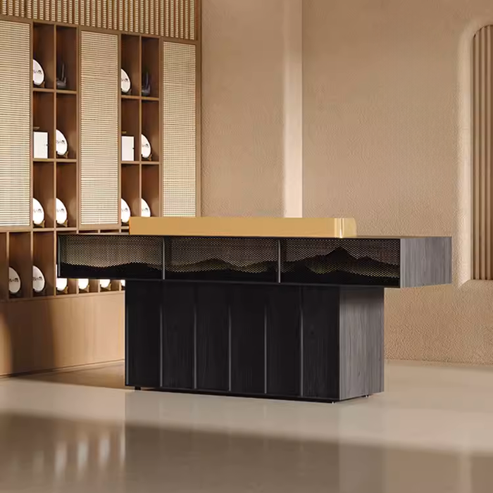 Dirce New Chinese Simple Long Desktop Reception Desk