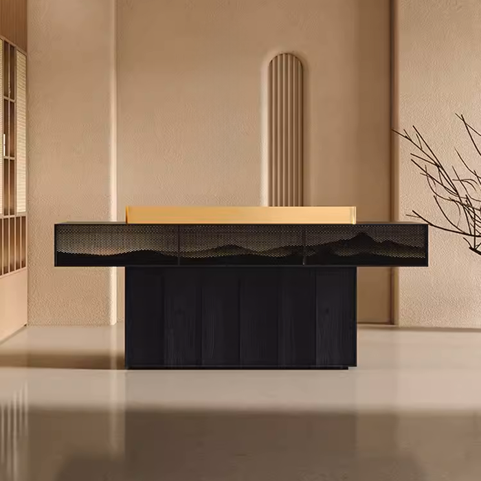 Dirce New Chinese Simple Long Desktop Reception Desk