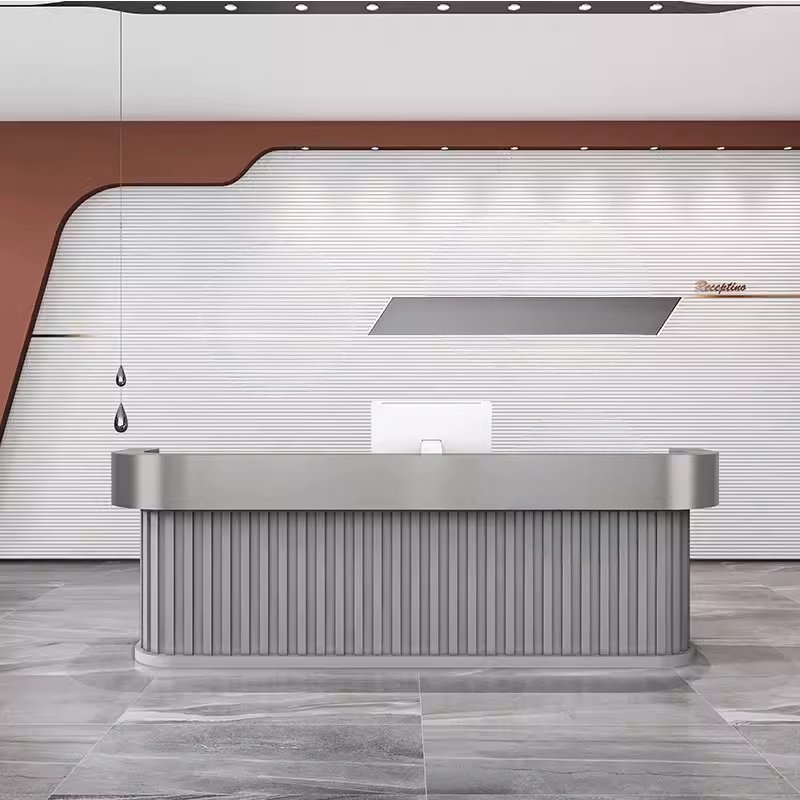 Hebe Modern Design Wooden Reception Desk