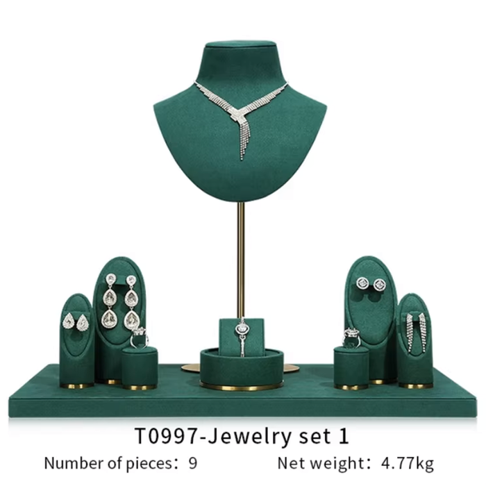 M2 Neck Display Stand for Jewelry, Necklaces, Rings, and Earrings - Jewelry Window Display Props