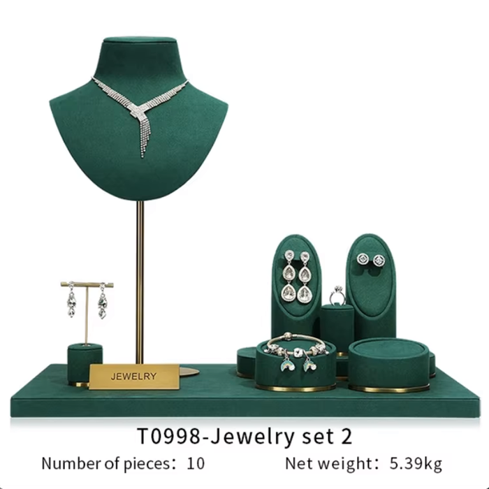 M2 Neck Display Stand for Jewelry, Necklaces, Rings, and Earrings - Jewelry Window Display Props