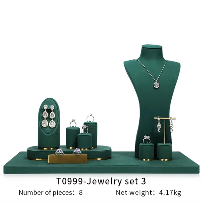 M2 Neck Display Stand for Jewelry, Necklaces, Rings, and Earrings - Jewelry Window Display Props