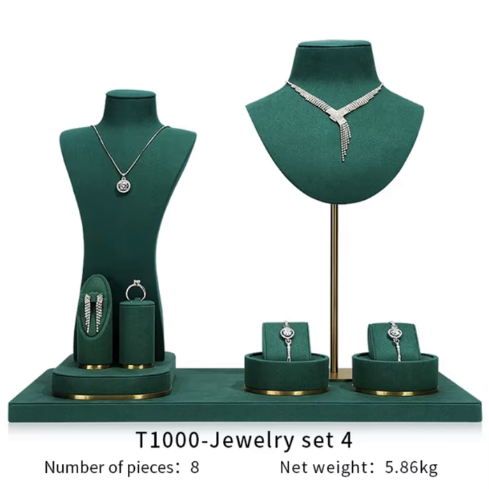 M2 Neck Display Stand for Jewelry, Necklaces, Rings, and Earrings - Jewelry Window Display Props