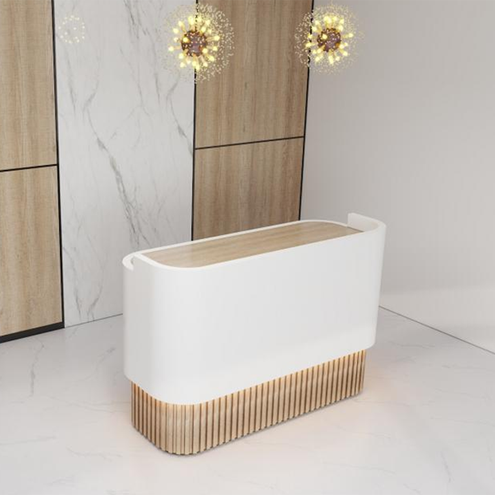 Reception Table Curve Design BH Engineered Curve Reception Desk