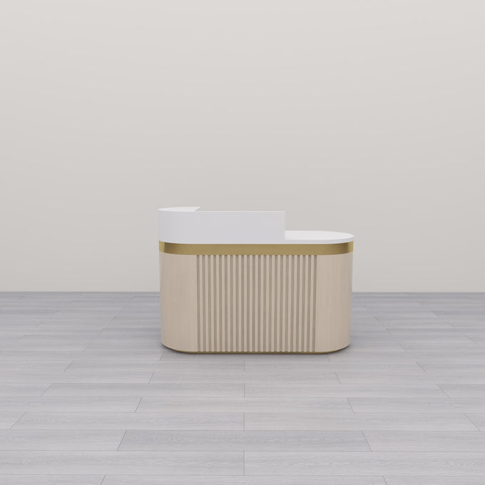 Morandi Timber Reception Desk Custom