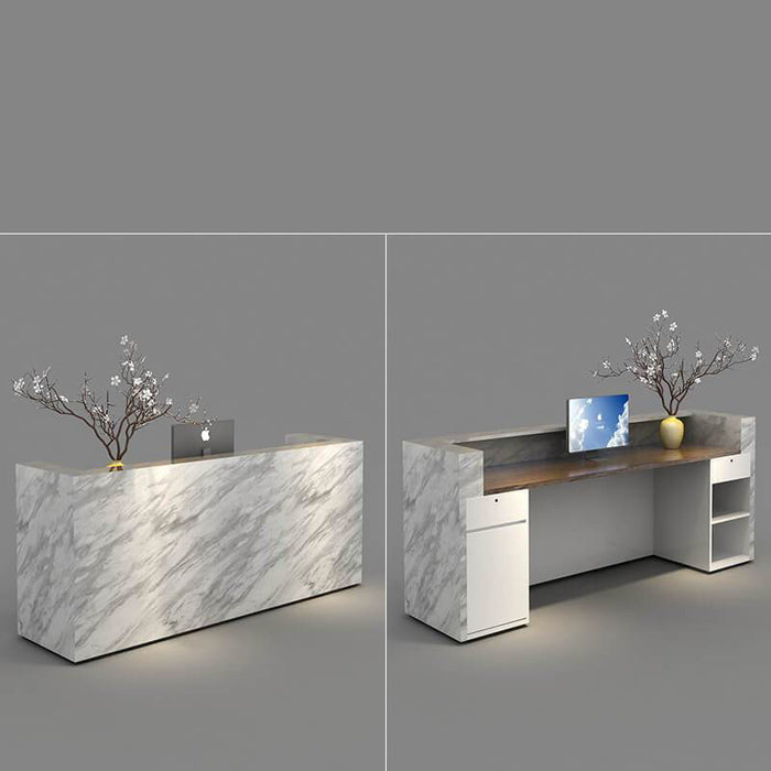 Eros Marble Reception Desk