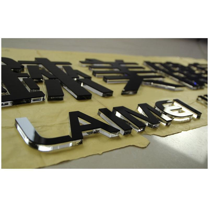 3D Acrylic Letters for Reception Wall - M2 Retail