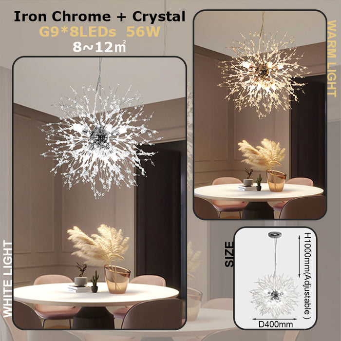Modern firework design chandelier