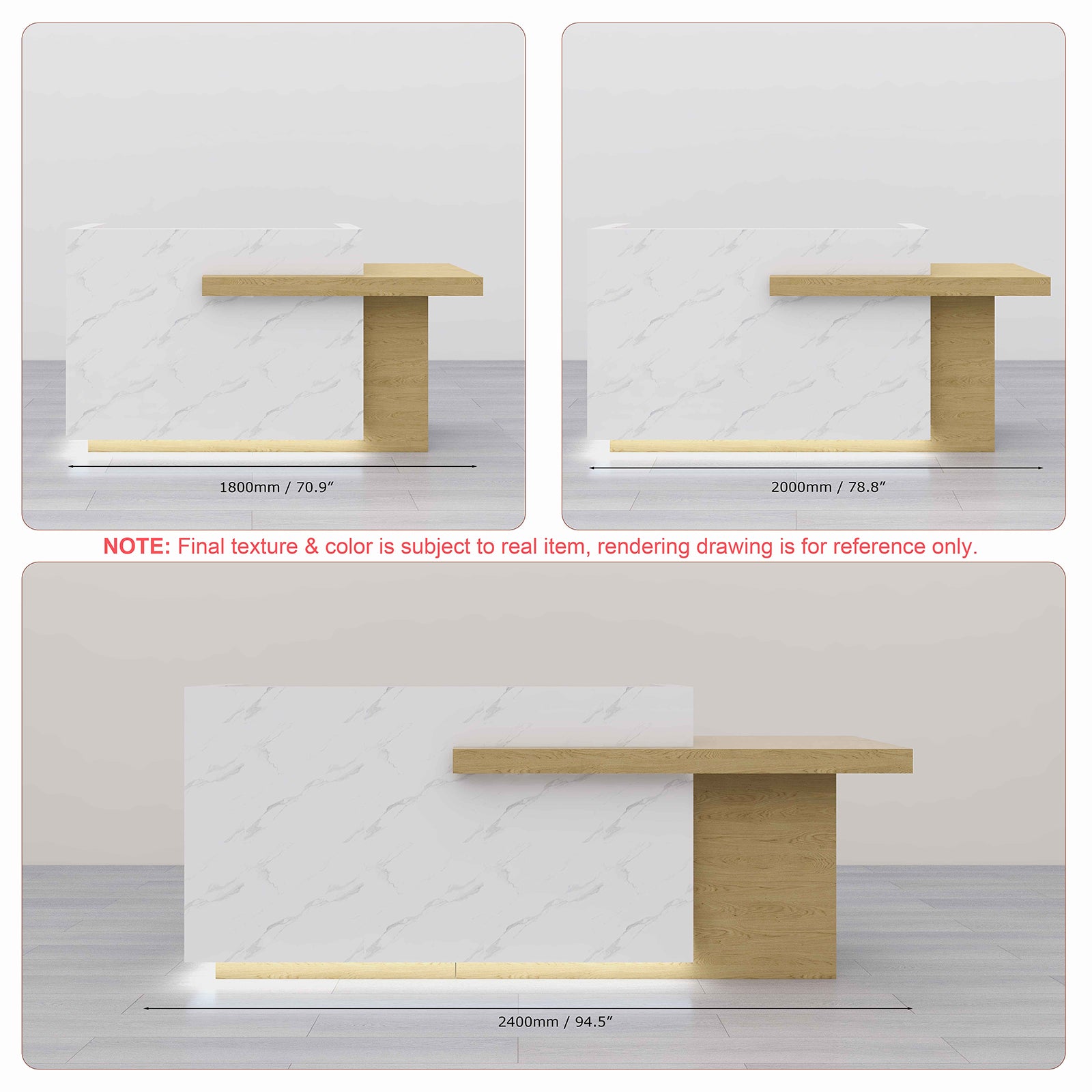 Eos Large Reception Desk