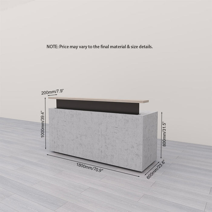 Themis Custom Reception Desk — M2 Retail