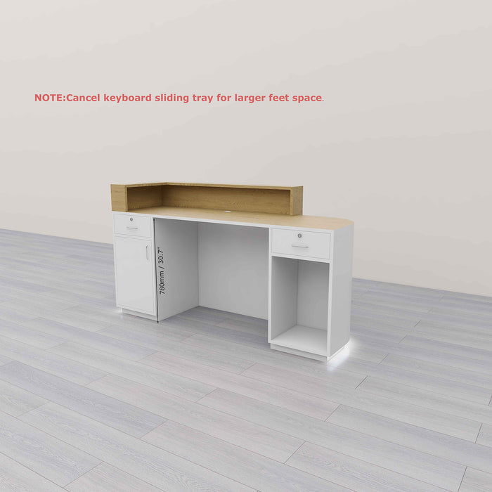 Aine Curved Reception Desk