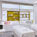 AU Free Shipping White & Gold Spa Beauty Clinic Store Wall Bay Floor Display Cabinets - M2 Retail