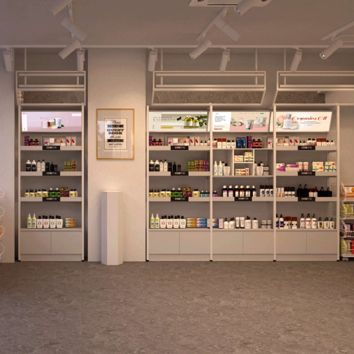 Bendis Cosmetics Store Wood Display Shelves