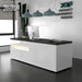 Black and White Reception Desk Cash Desk for Clothing Store - M2 Retail
