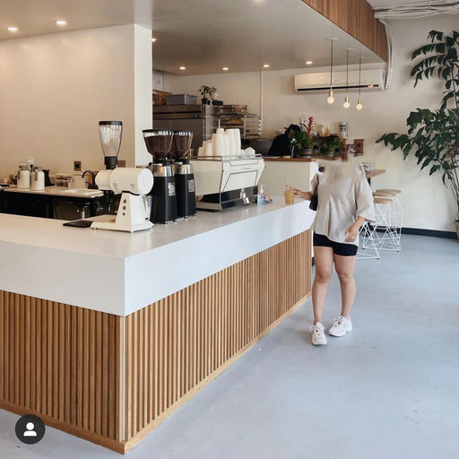 Custom Reception Desk — M2 Retail
