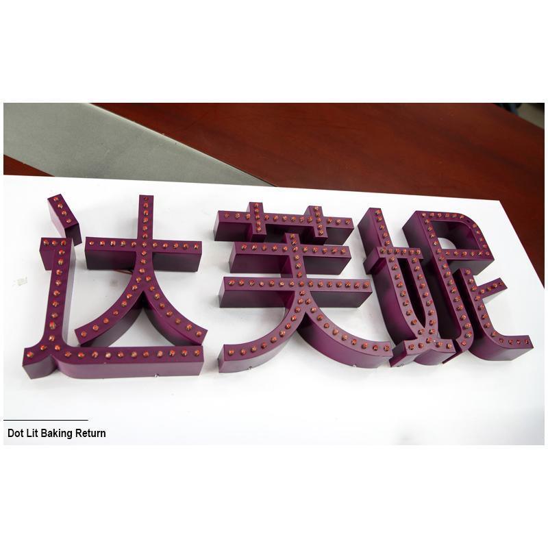 Digital LED Channel Letter for Retail Store Front Bespoke Made — M2 Retail