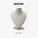 FANXI Creamy White Creative Heart Shape Neck Bust Jewelry Display Rack for Necklace or Pendant Chain Showcase Expositor - M2 Retail