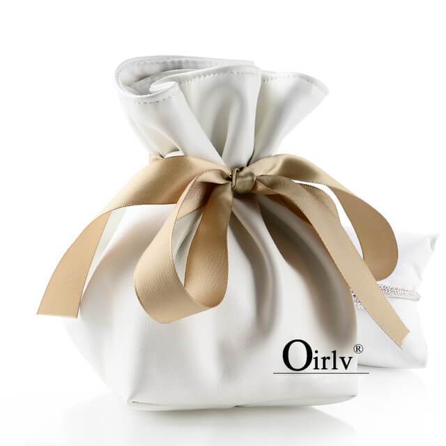 Jewelry only (no ornaments) - Small White Drawstring Gift Pouch | Moon and  Lola