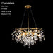 French style light luxury creative crystal chandelier for living room - M2 Retail