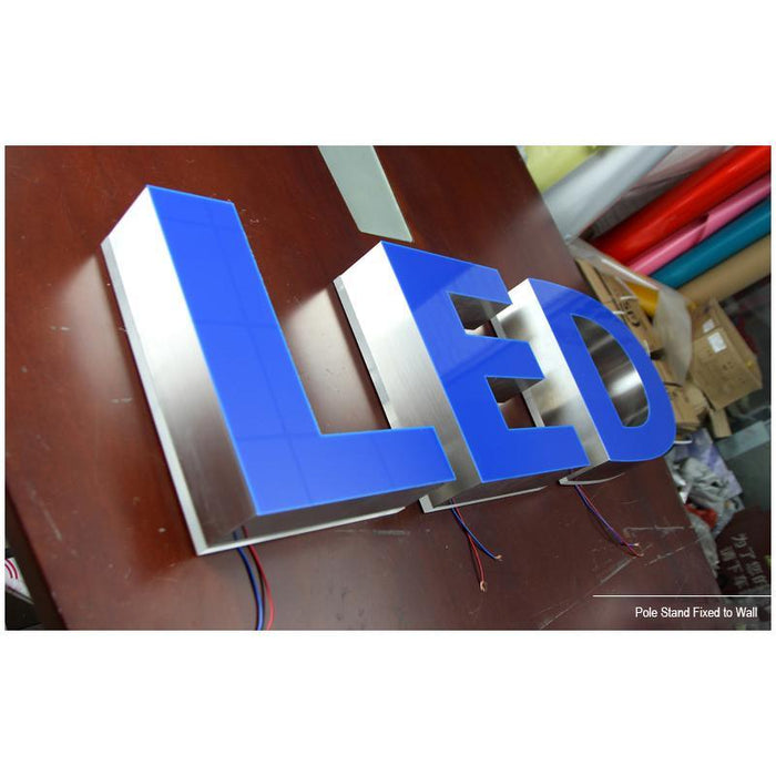 Front/ Halo Lit Acrylic Channel Letter for Retail Shop - M2 Retail