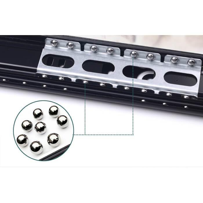 Hettich drawer slide track damping buffer self-suction three-section rail Bearing 45/90KG - M2 Retail