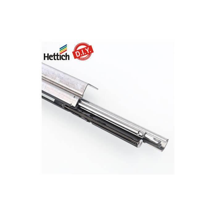 Hettich hidden full pull damping buffer bottom rail drawer rail slide ...