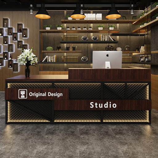Industrial-style reception desk for bars and cafes - M2 Retail