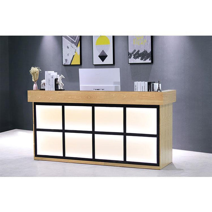 Industrial Style Small Reception Desk for Clothing Store Barber Shop - M2 Retail