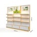 Loft Cosmetics Store Wood Display Shelves | Cosmetics Shop Decoration - M2 Retail