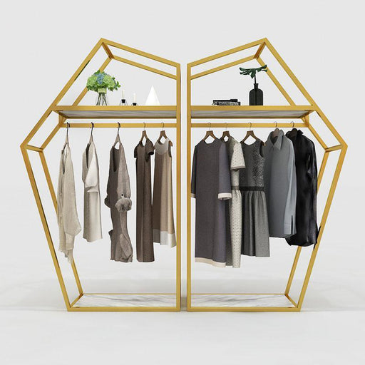 Luxury Clothing Store Fixtures Retail Clothes Rack For Clothing Shop