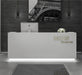 Minimalist Marble Laminate Big Reception Counter Cash Desk with LED for Retail Store - M2 Retail