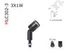 MLC302 spectrum miniature 1W/2W/3W LED spotlight+ Driver Plug & Play KIT DC12V - M2 Retail