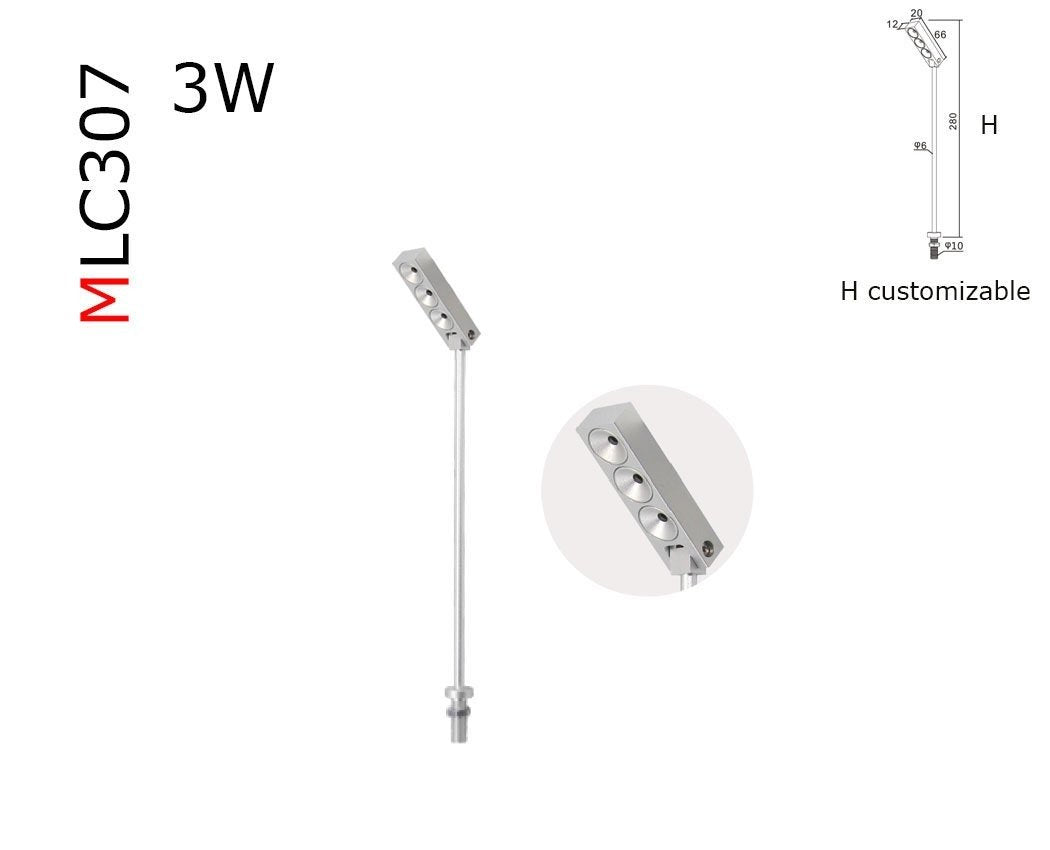MLC307 spectrum miniature 3W LED spotlight AC85-265V — M2 Retail