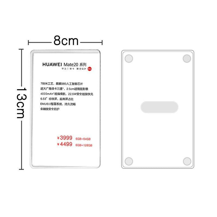 Mobile phone price tags and accessory brackets - M2 Retail