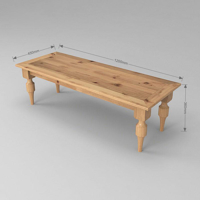 Natural Modern Style Solid Wood Shop Front Display Table Goup Design for Clothing Store