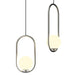 Nordic bedside oval chandelier - M2 Retail
