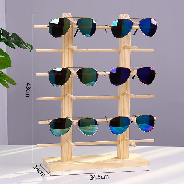 Pine sunglasses display stand - M2 Retail