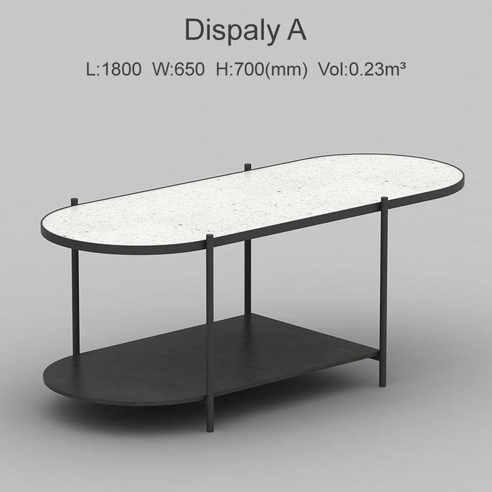 Retail Store Shop Display Window Uneven Group Promotion Table Gondola Display for Clothing Stores - M2 Retail