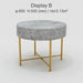Round Marble Laminate Promotion Table with Gold Feet for Retail Store Shopfront - M2 Retail