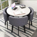 Simple reception table and chair combination - M2 Retail