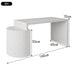 Simplist White Display Table by Diatom Mud for  Fashion Retail Store - M2 Retail