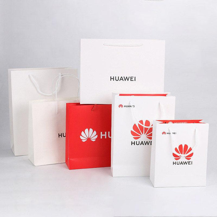 White Cardboard Shopping Bag - M2 Retail