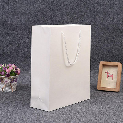 White Cardboard Shopping Bag - M2 Retail