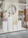 White Diatom Mud Window Display Unit Promotion Display for Fashion Store - M2 Retail